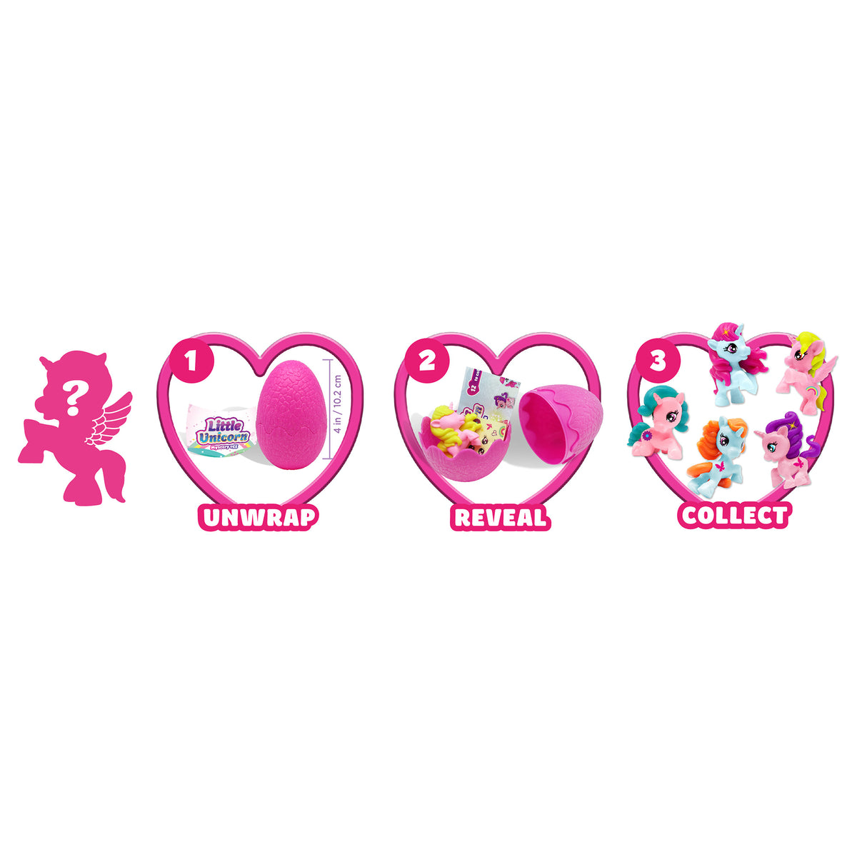 LITTLE UNICORN MYSTERY EGGS - US 8809