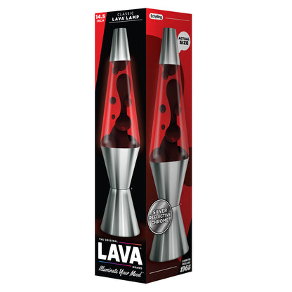 14.5″ LAVA LAMP CHROME PLATED CRIMSON - US 6192