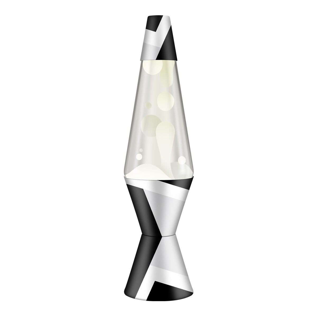 14.5″ LAVA LAMP POLYGONAL WHITE TONE - US 6197
