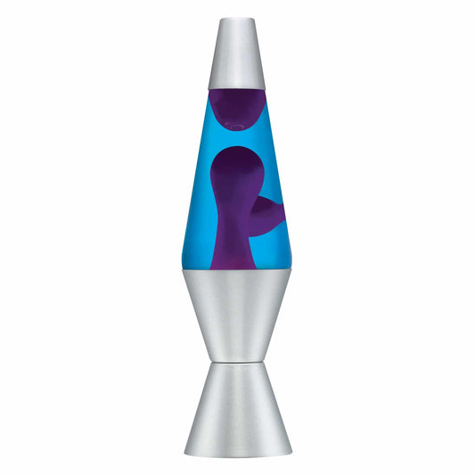 14.5″ LAVA LAMP – PURPLE/BLUE/SILVER - US 3648