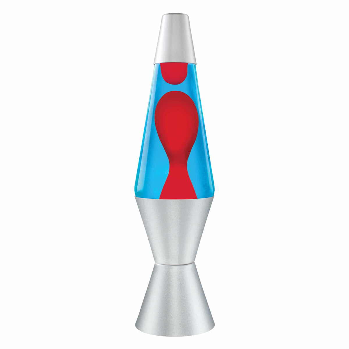 14.5″ LAVA LAMP – RED/BLUE/SILVER - US 7790