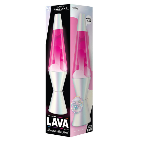 14.5″ LAVA LAMP OPALESCENT PEARL - US 9008