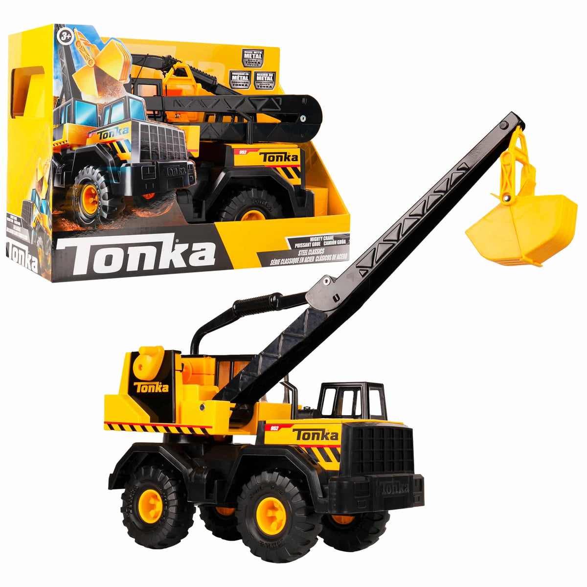 TONKA STEEL CLASSICS MIGHTY CRANE - US 3391