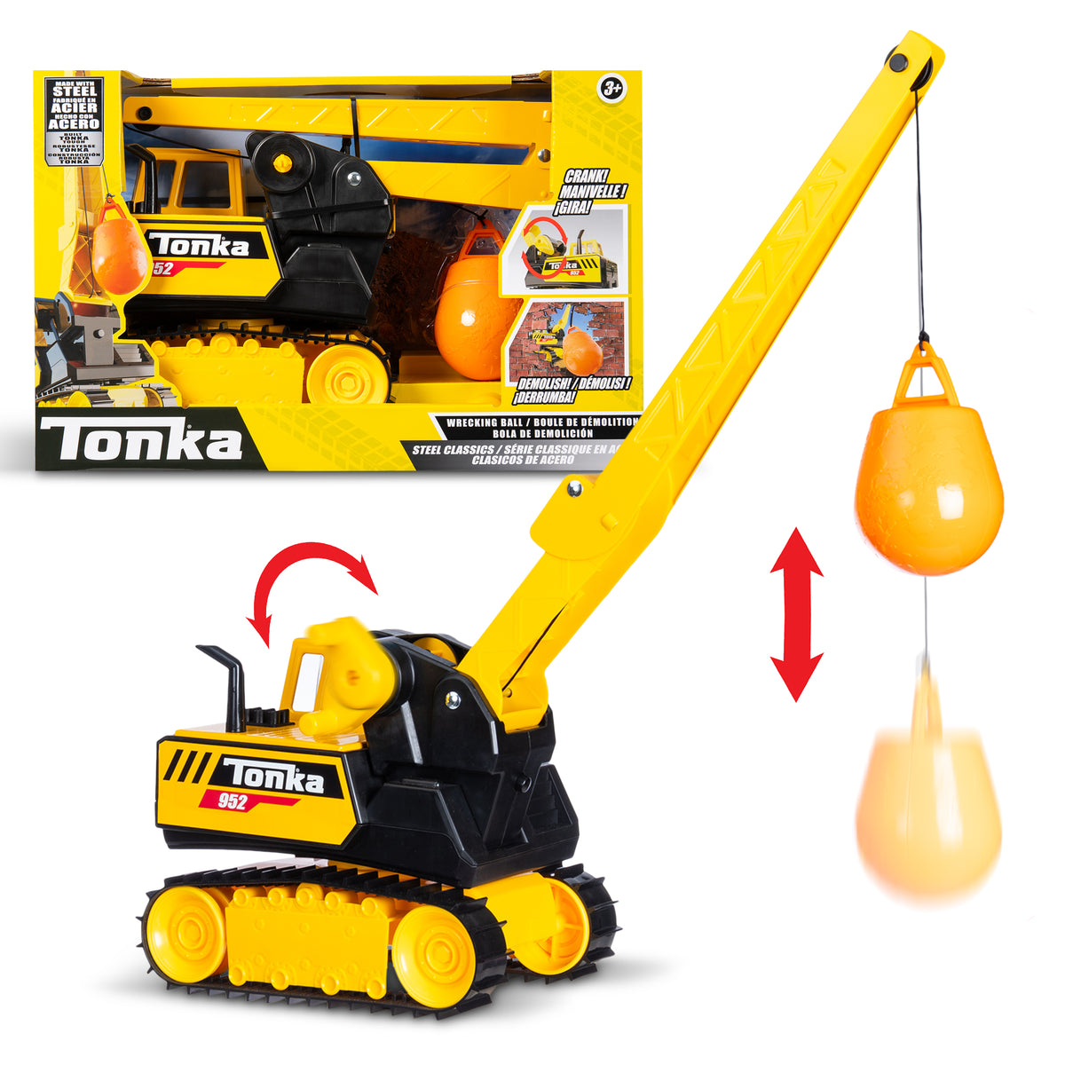 TONKA STEEL CLASSICS WRECKING BALL - US 2928
