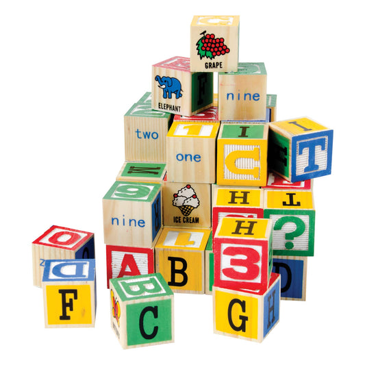 ALPHABET WOOD BLOCKS - US 1943