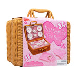 BUTTERFLY TEA SET BASKET - US 6431