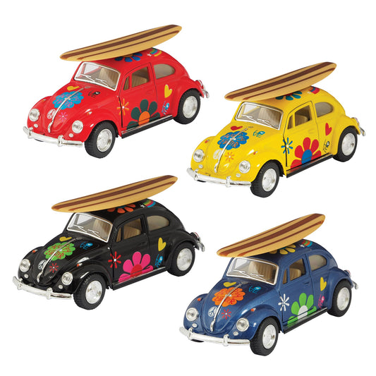 DIECAST 1967 BEETLE WITH SURFBOARD - US 5324