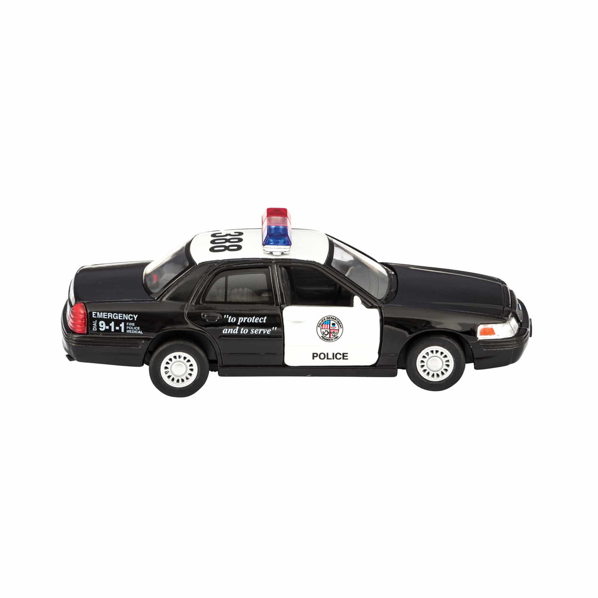 DIECAST POLICE, PULL BACK - US 8763
