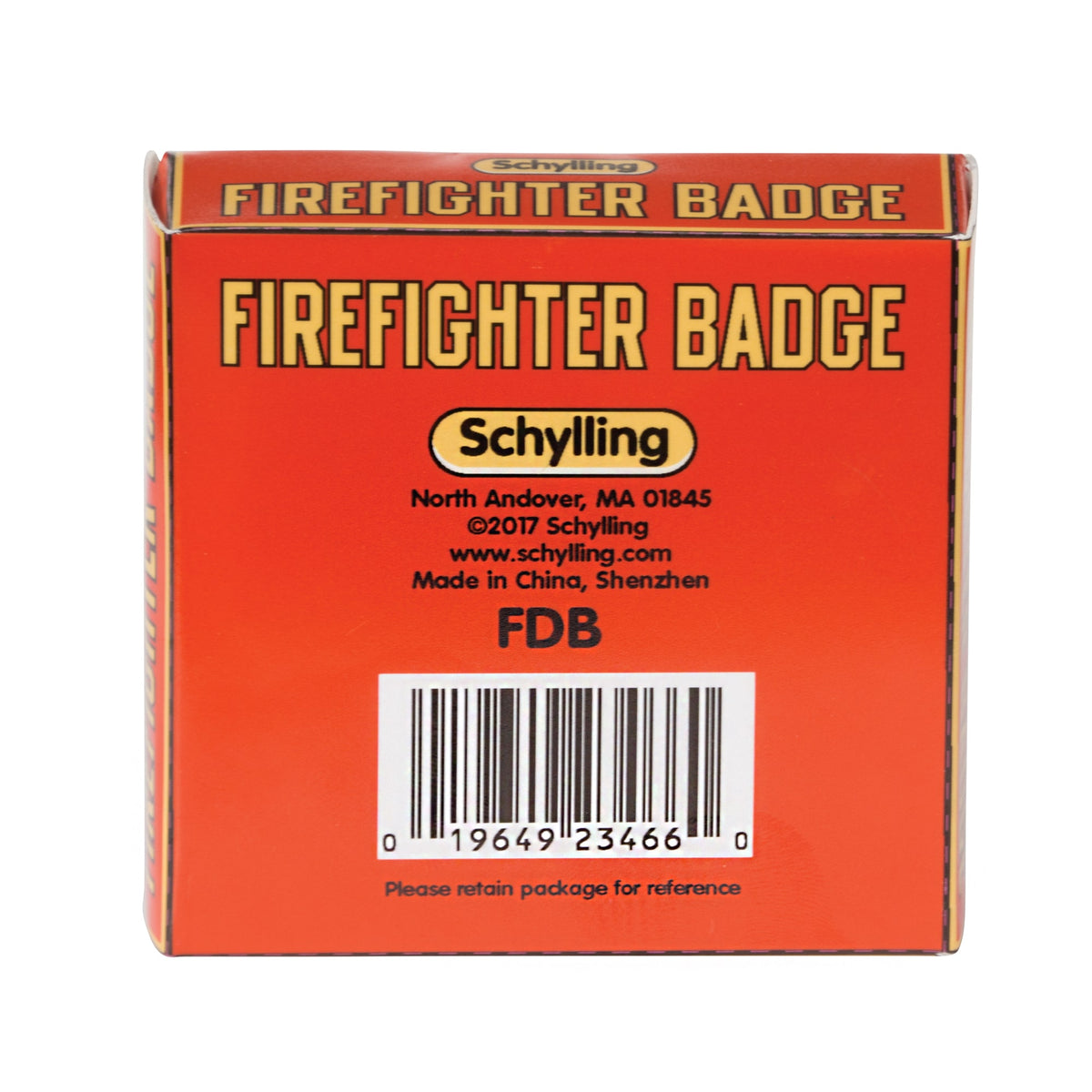 FIREFIGHTER BADGE - US 4482